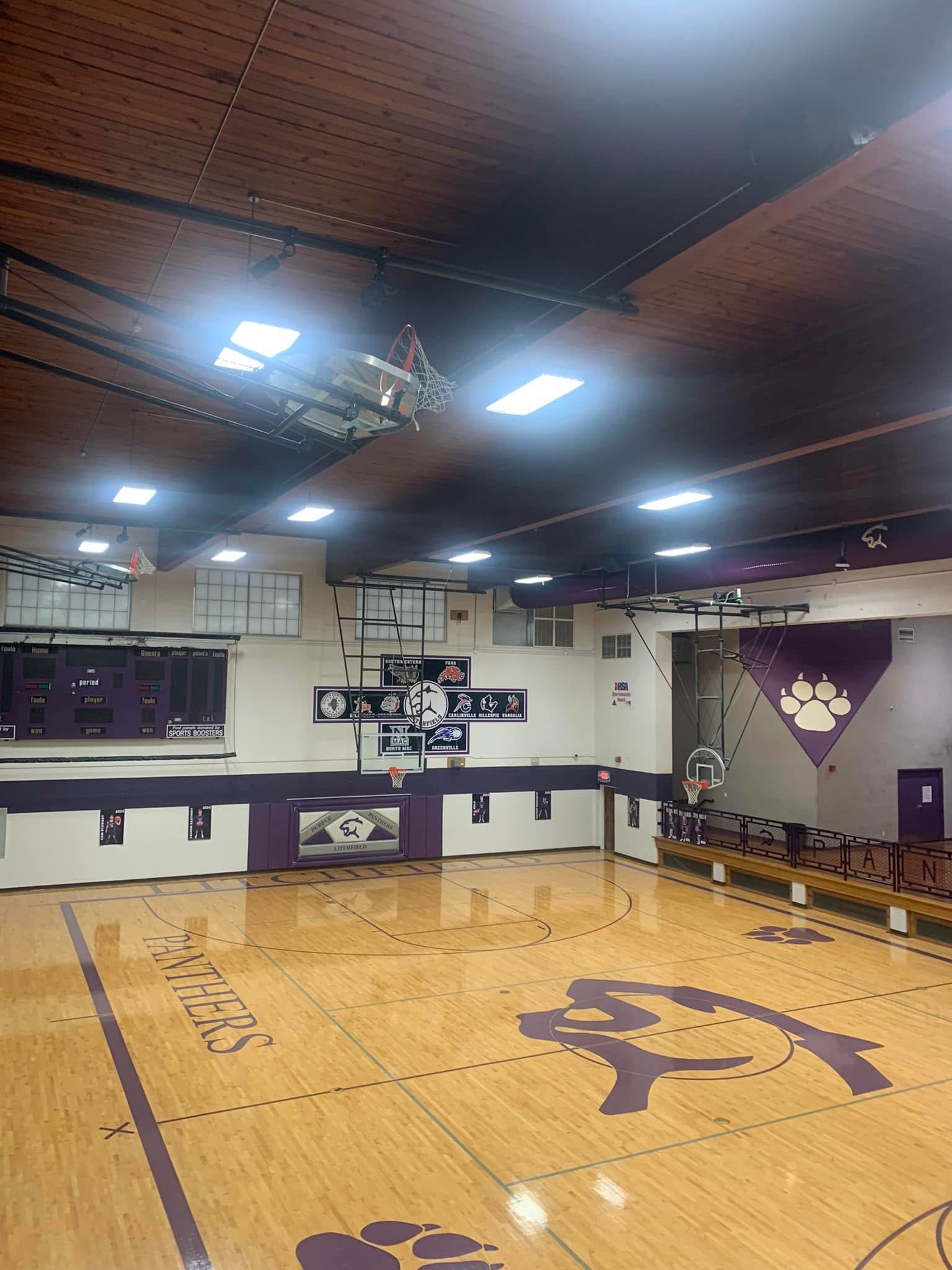 Gym lighting electrical project
