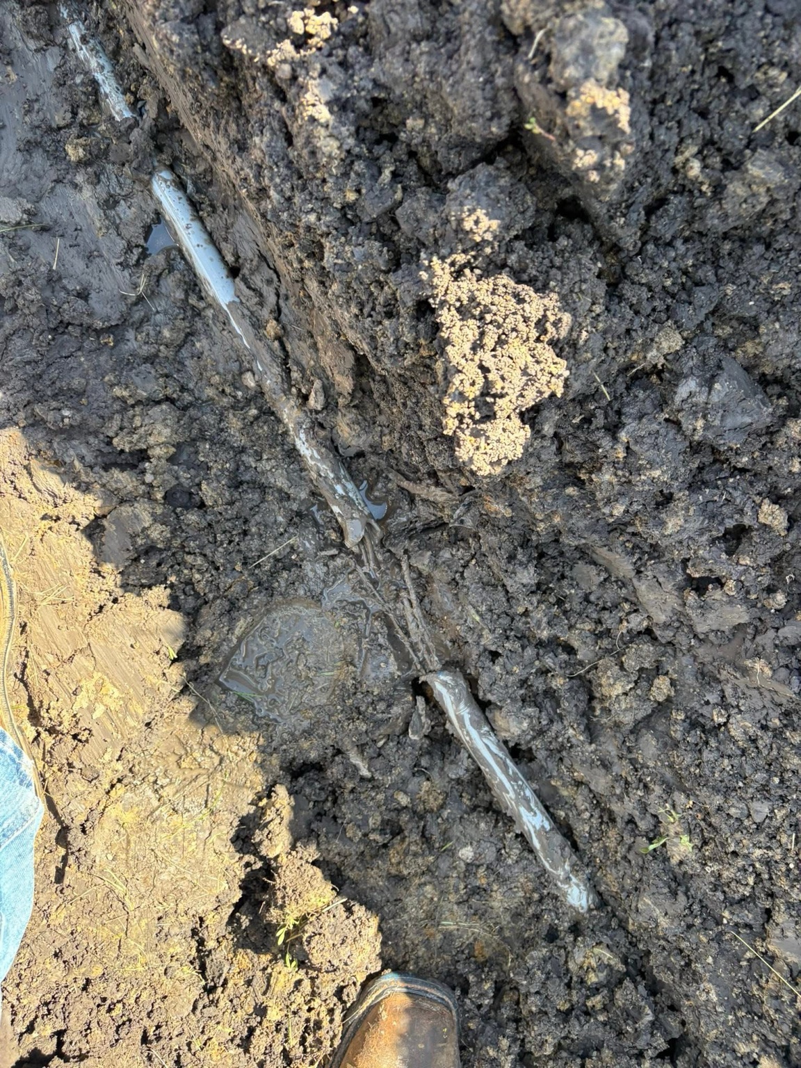 Underground electrical trenching project